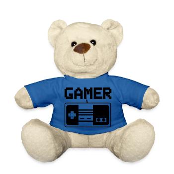 Gamer 2 - Teddy Bear - royal blue - Front
