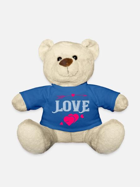 Liebe - Teddy - Königsblau