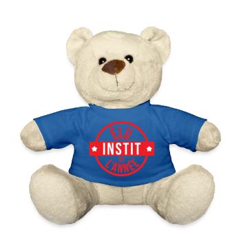 Élu Instit de l'Année : Le Champion des Écoles ! - Nounours - bleu roi - Devant