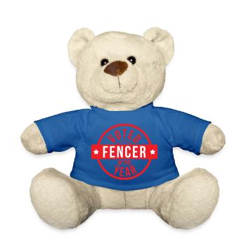 Fechten Das beste Vintage-Fechtwappen - Teddy - Königsblau - Vorne