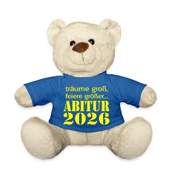 Abitur 2026: Träume  - Teddy - Königsblau - Vorne
