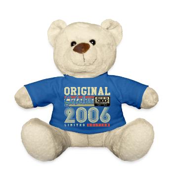 Original octobre 2006 – 20e anniversaire Rétro - Nounours - bleu roi - Devant