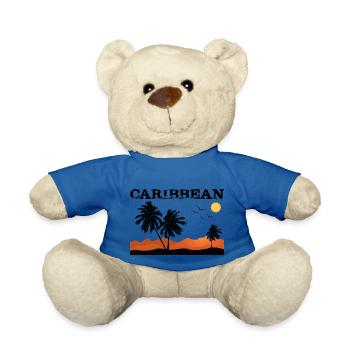 CARAÏBES - Nounours - bleu roi - Devant