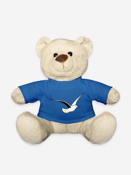 Möwe in deinen Farben - Teddy - Königsblau