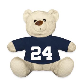 Number 24 - Teddy Bear - french navy - Front