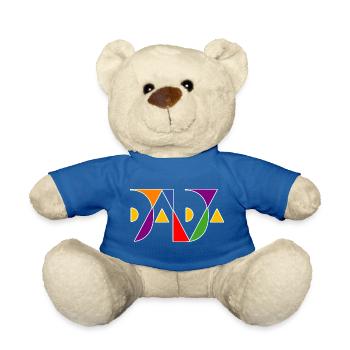 DADA is colorful! - Teddy Bear - royal blue - Front