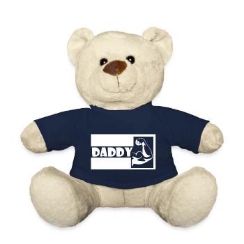 Daddy - Teddy Bear - french navy - Front