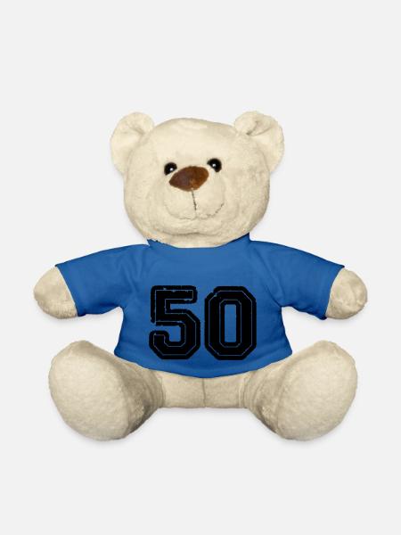 50 - Nounours - bleu roi