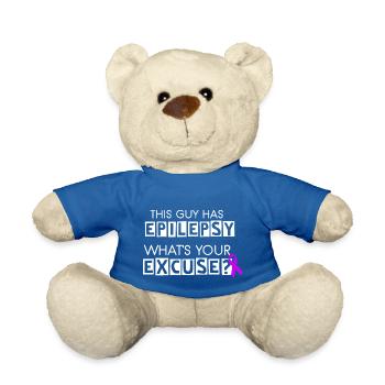 This Guy Has Epilepsy - Teddy Bear - royal blue - Front