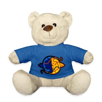 Koi Yin Yang - Teddy - Königsblau - Vorne
