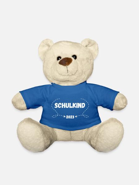 Schulkind 2023 - Erster Schultag - Einschulung - Teddy - Königsblau