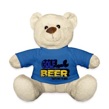 beer design liquor - Teddy - Königsblau - Vorne