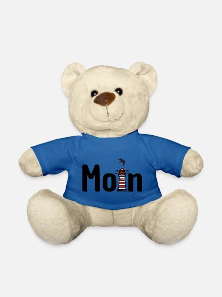 Moin Leuchtturm Möwe - Teddy - Königsblau
