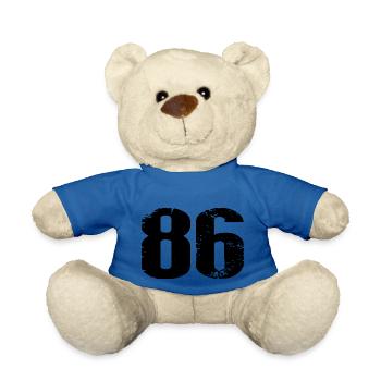 86 Zahl Trikot - Teddy - Königsblau - Vorne