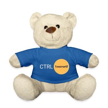 CTRL Yourself - Teddy Bear - royal blue - Front