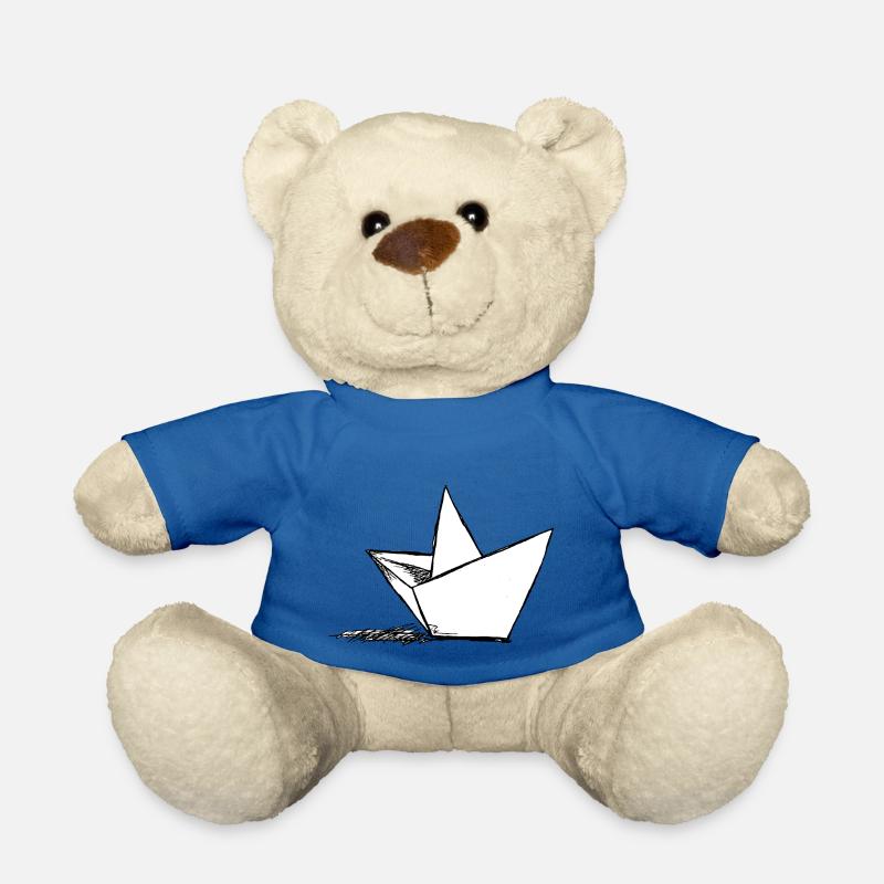 Papierschiff - Teddy - Königsblau
