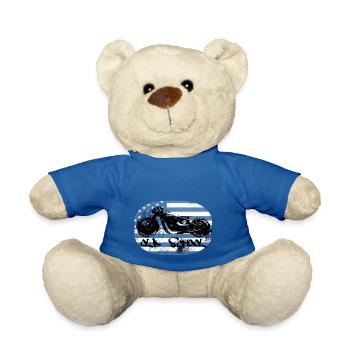 Chopper Bopper Motorrad - Teddy - Königsblau - Vorne