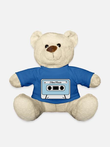Kassette - Teddy - Königsblau