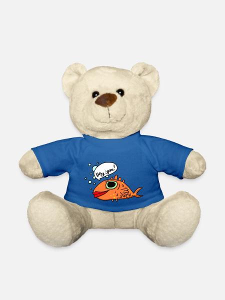 Hey you - Teddy Bear - royal blue