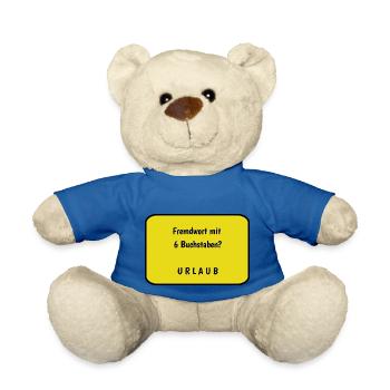 Urlaub - Teddy - Königsblau - Vorne