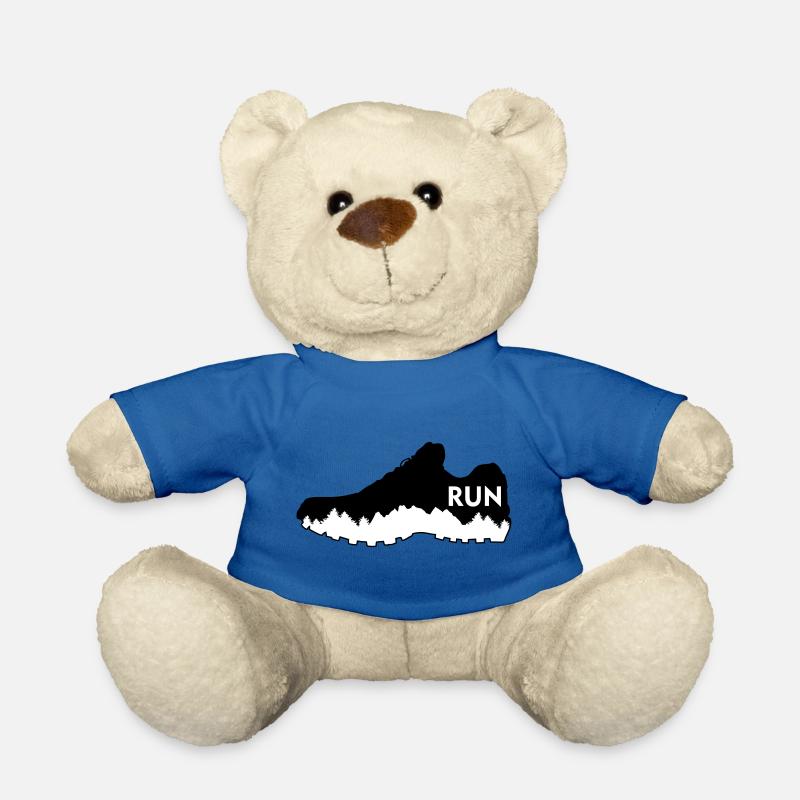 Trail running, running - Teddy Bear - royal blue