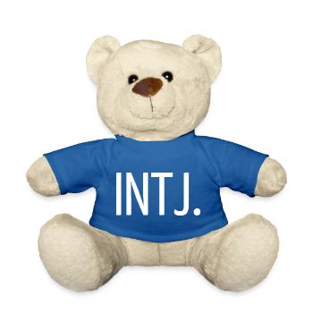 INTJ. - Teddy Bear - royal blue - Front