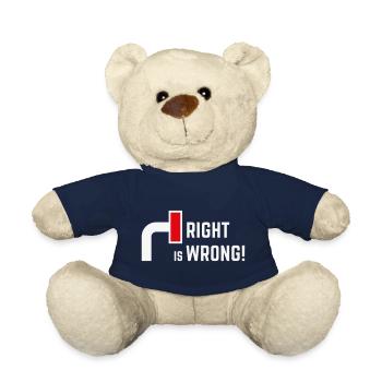 Right Is Wrong! Gegen Rechts & Rechte Parteien V2 - Teddy - French Navy - Vorne