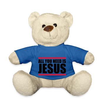 Balken Need Jesus - Teddy - Königsblau - Vorne