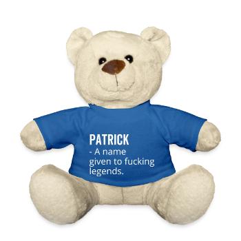 Patrick ein Name für verdammte Legenden - Teddy - Königsblau - Vorne