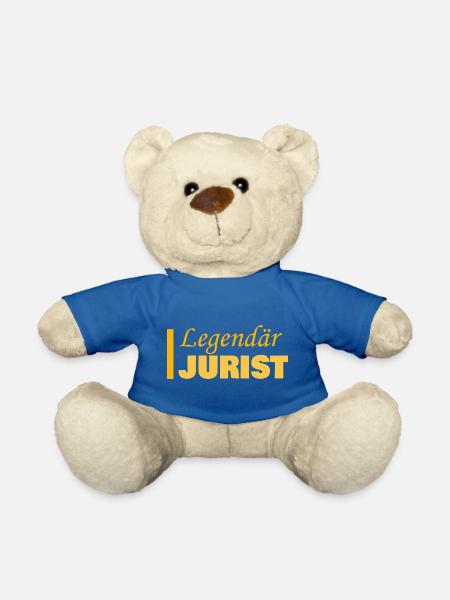 Geschenk für Jurist - Teddy - Königsblau