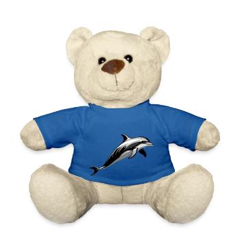 Delfin - Cute Ocean Pet Design - Teddy - Königsblau - Vorne