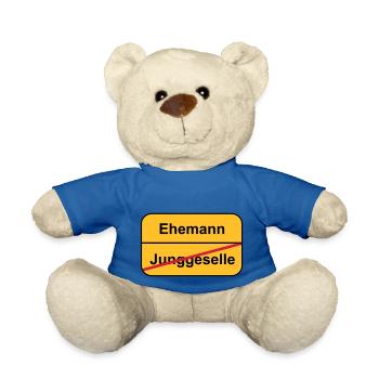 Junggesellenabschied - Teddy - Königsblau - Vorne