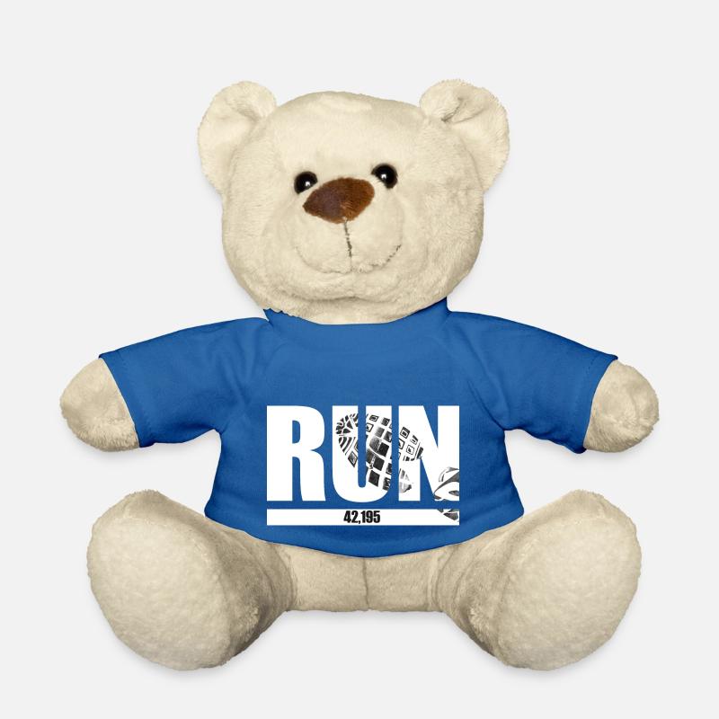 Cool running design - Teddy Bear - royal blue