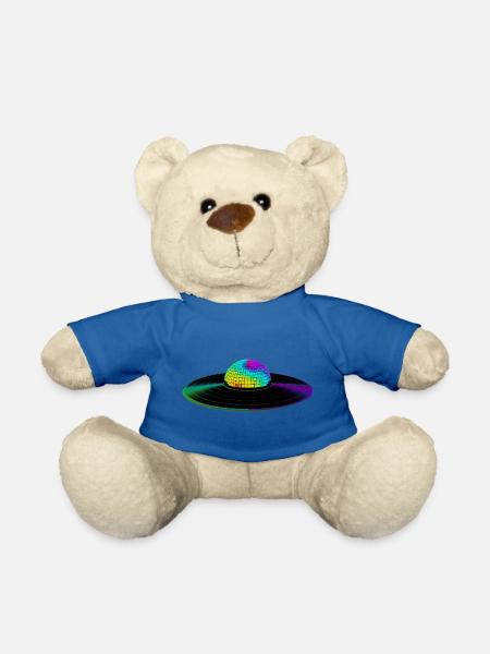 Disco Saturn - Teddy Bear - royal blue