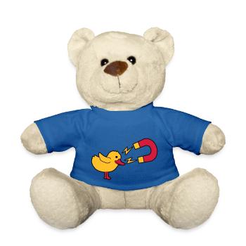 Chick Magnet Frauenheld Logo - Teddy - Königsblau - Vorne