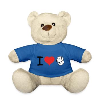 I love Labrador Retriever - Pet Design - Teddy - Königsblau - Vorne