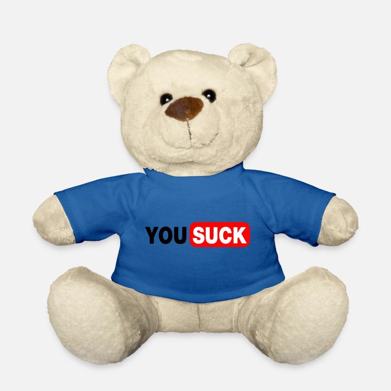 Vous suce 1- Vous m'énervez - Nounours - bleu roi
