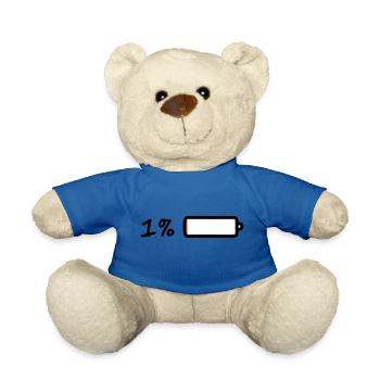 1% Akku - Teddy - Königsblau - Vorne