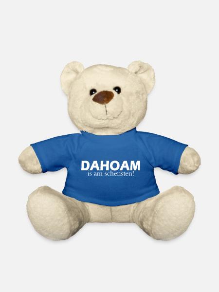 Dahoam is am schensten - Teddy - Königsblau