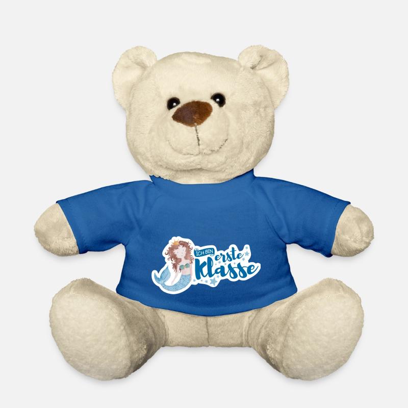 erste Klasse Meerjungfrau - Teddy - Königsblau