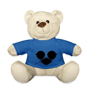 Porcupine Lunettes de soleil Mignons animaux Vector 24 - Nounours - bleu roi - Devant