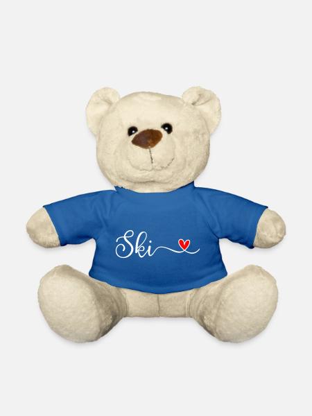 Ski - Teddy - Königsblau