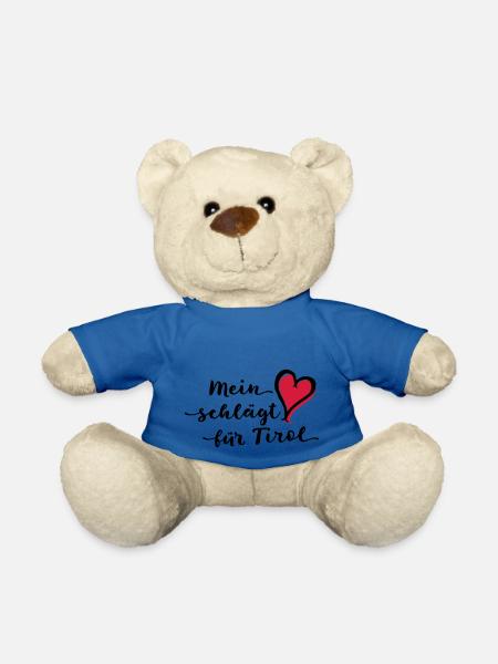 Mein Herz schlägt für Tirol - Teddy - Königsblau