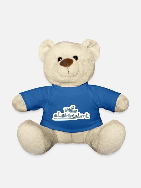 fully electrified with color selection - Teddy Bear - royal blue