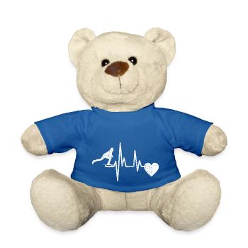 Skateboard Sakten Skateboarding Longboard Skater - Nounours - bleu roi - Devant
