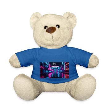 FRÉQUENCES CHARGÉES - Nounours - bleu roi - Devant