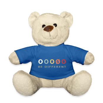 Ø Be Different Denmark Pride Norway Retro - Teddy Bear - royal blue - Front