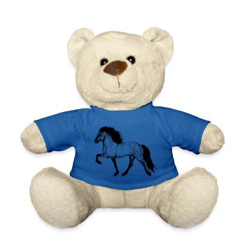 Tölter Illustration - Teddy - Königsblau - Vorne