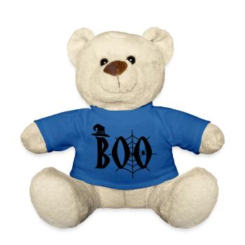 Boo Halloween - Teddy Bear - royal blue - Front