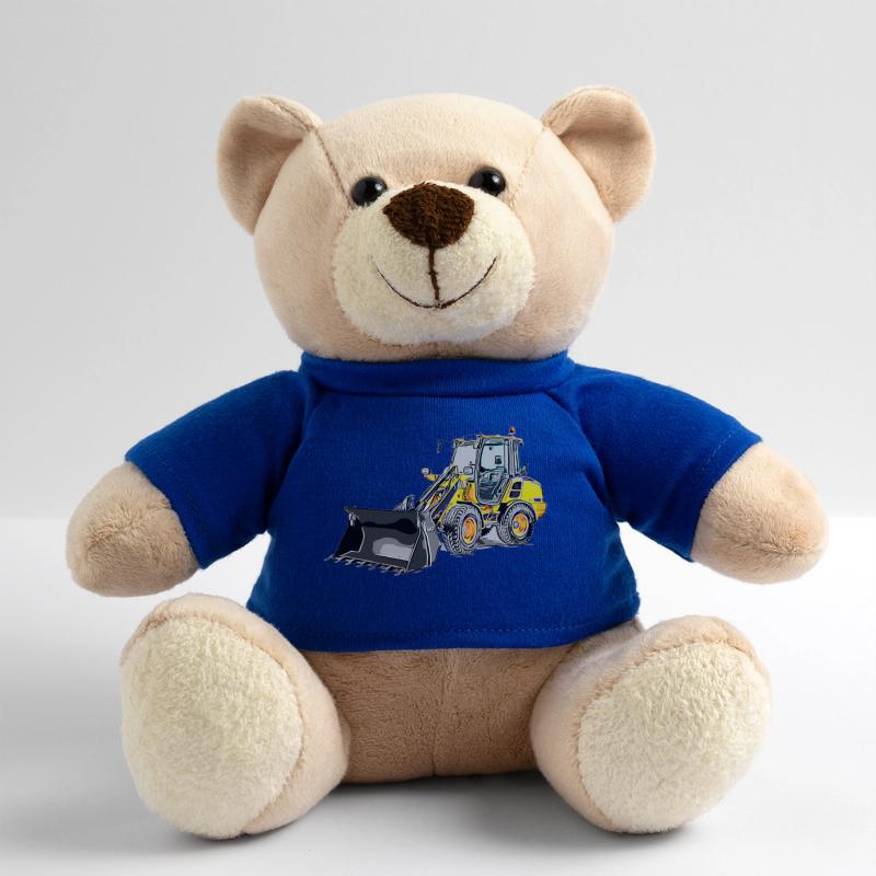 Wheel loader medium Colored Wheel loader Shovel loader Teddy Bear